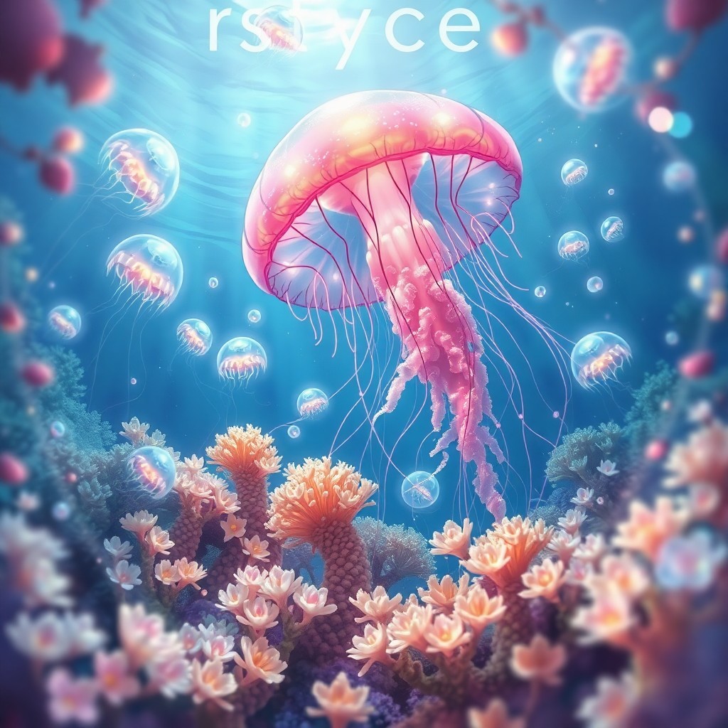 AI generated art for prompt: Dive into an enchanting digital artwork depicting an underwater haven from the unique vantage point 