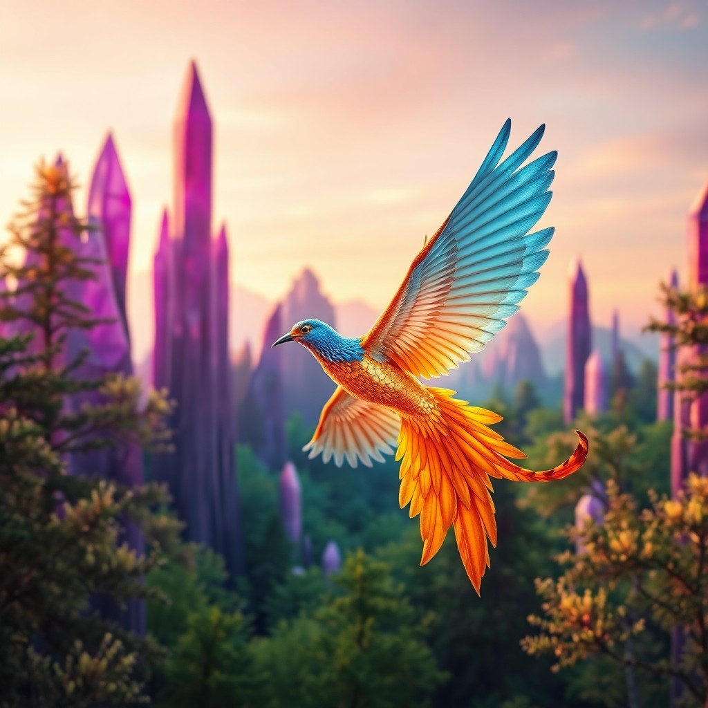 AI generated art for prompt: An entrancing digital artwork captures a whimsical scene reminiscent of children's fairy tales and s