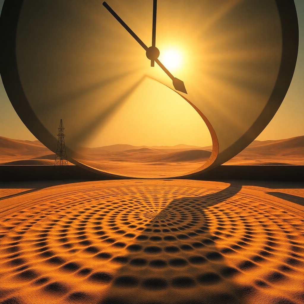AI generated art for prompt: A surreal digital art composition featuring a tranquil zen garden viewed from a first-person perspec