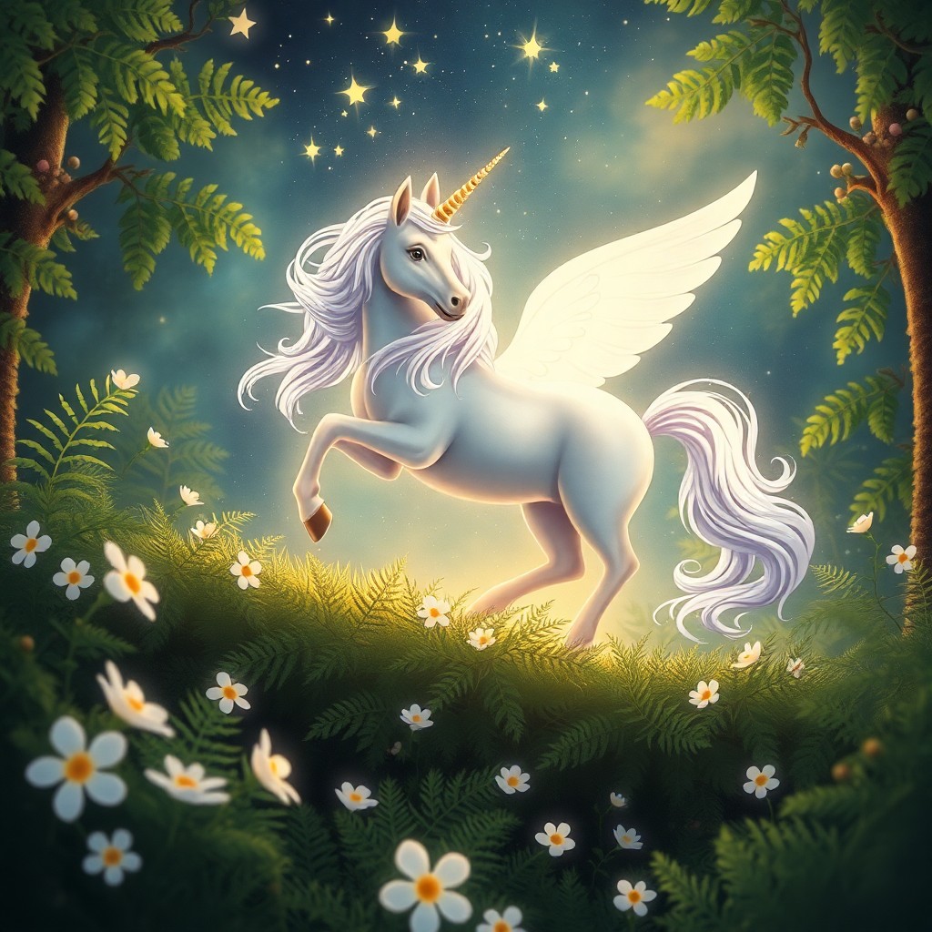 AI generated art for prompt: Craft an image in a whimsical style evocative of fairy tale illustrations, depicting the magical mom