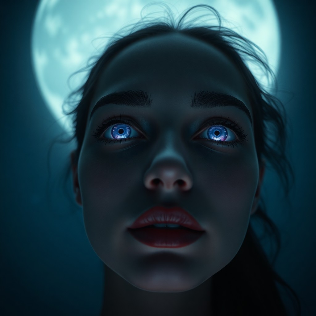 AI generated art for prompt: A captivating digital artwork fuses surrealism with hyperrealistic techniques, portraying an enigmat