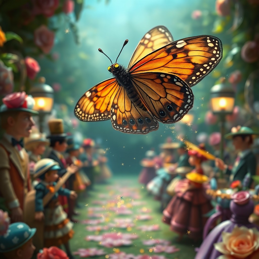 AI generated art for prompt: Envision a mesmerizing digital artwork that seamlessly blends surreal whimsy with meticulous photore