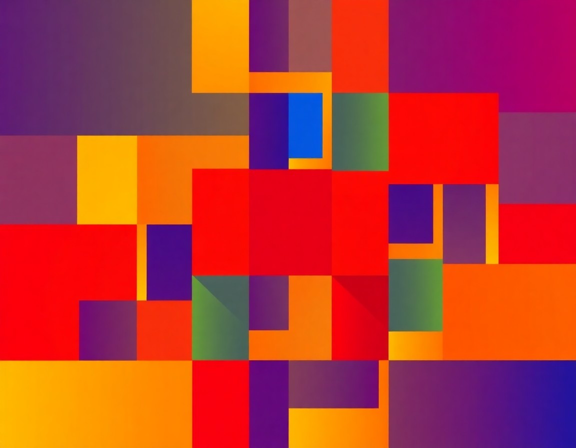 AI generated art for prompt: A mesmerizing digital vector art composition featuring an abstract geometric design inspired by the 