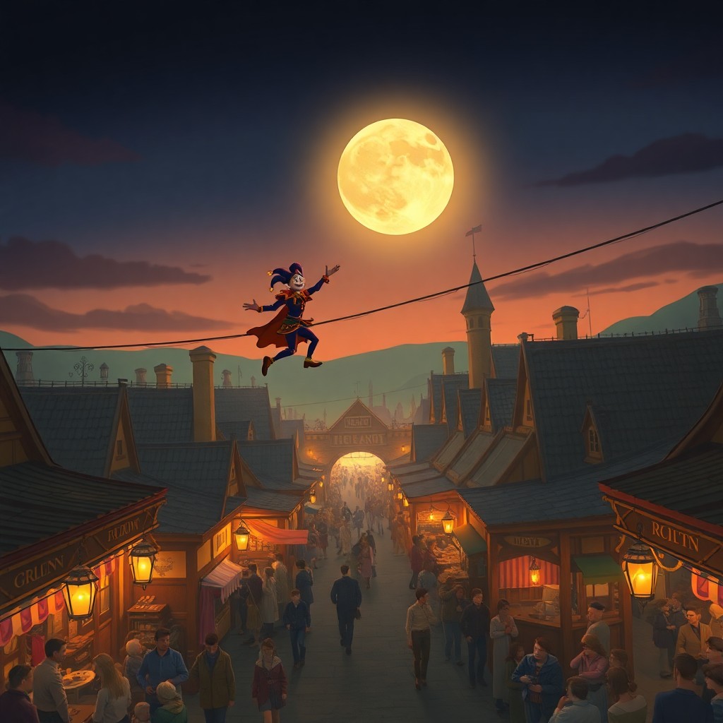 AI generated art for prompt: Craft an image in the enchanting style reminiscent of classic Disney animations, showcasing an aeria