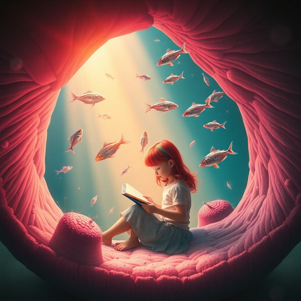 AI generated art for prompt: Envision a surreal digital artwork capturing the whimsical allure of Dr. Seuss and the dreamlike ess