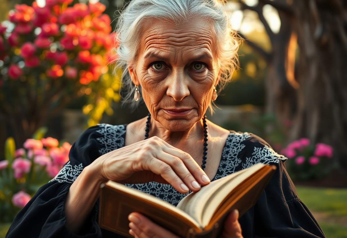 AI generated art for prompt: A Renaissance-inspired photorealistic portrait depicts an elderly Pacific Islander woman with wispy 