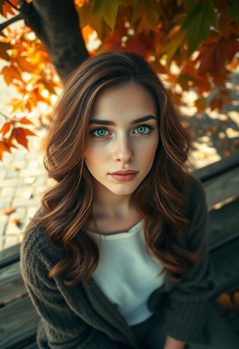 AI generated art for prompt: Create an ultrarealistic portrait in the style of an Impressionist painting, featuring a young woman