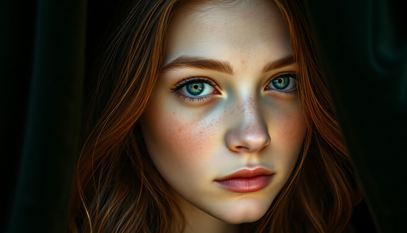 AI generated art for prompt: Visualize a highly detailed portrait in the Renaissance style, depicting a pensive young Slavic woma