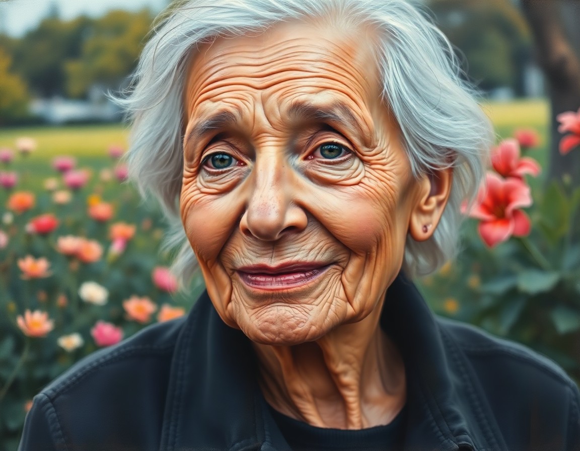 AI generated art for prompt: Capture the essence of an elder with a visage etched by time; deep-set eyes reflecting a lifetime's 