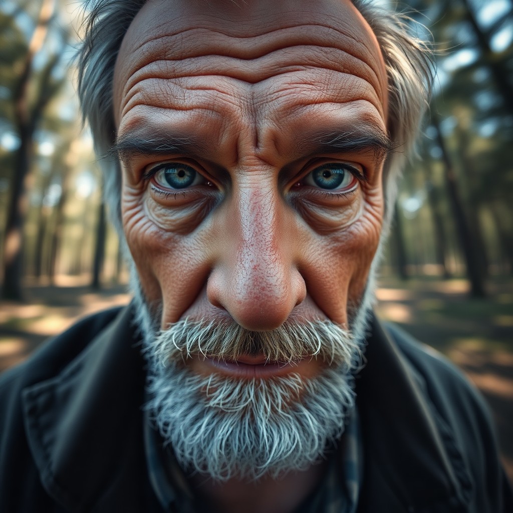 AI generated art for prompt: Create a captivating portrait of a middle-aged Southern European man with an air of wisdom and resil