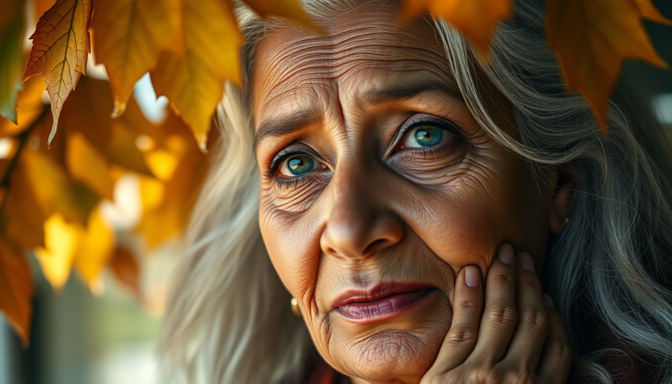 AI generated art for prompt: Create a hyperrealistic portrait of a South Asian woman in her golden years, exuding an air of enigm