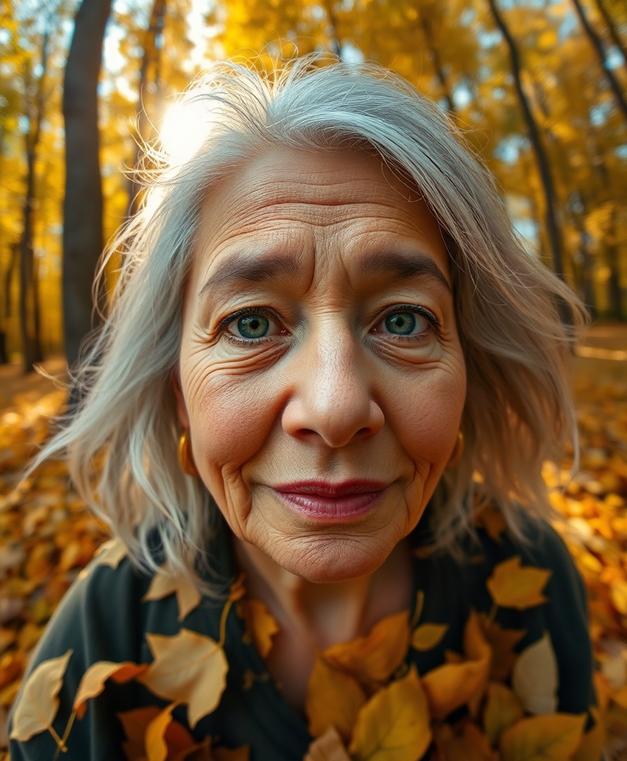 AI generated art for prompt: Craft a photorealistic portrait using a smartphone camera, showcasing an aged 50-year-old Pacific Is