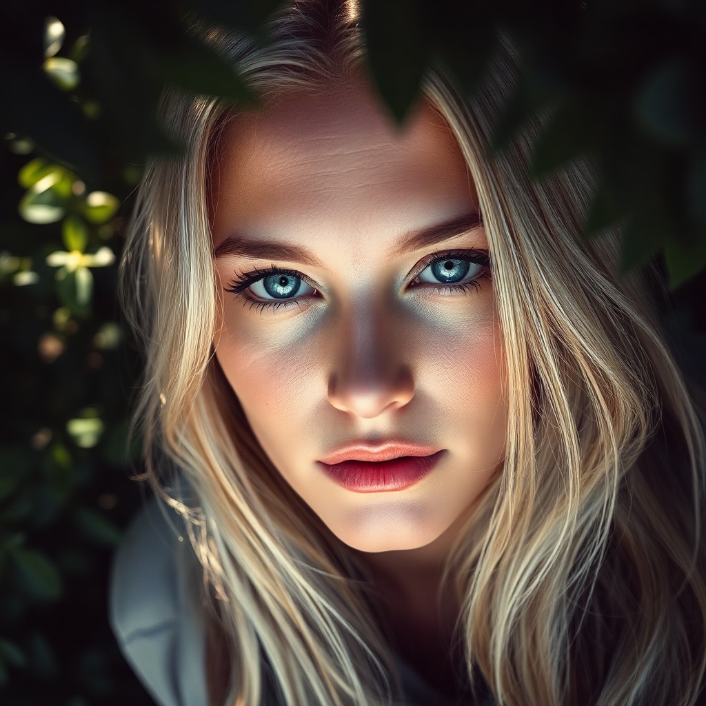 AI generated art for prompt: Craft a photorealistic portrait photograph capturing the captivating gaze of a Middle Eastern woman 